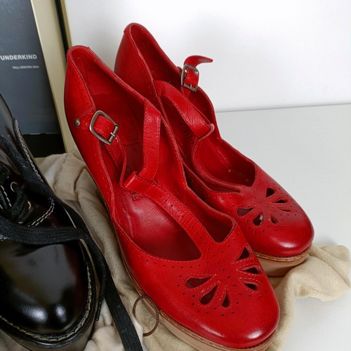 729 - A pair of Wunderkind high heeled shoes, size 41, boxed, a pair of Chloe shoes, size 41, a pair of Ch... 