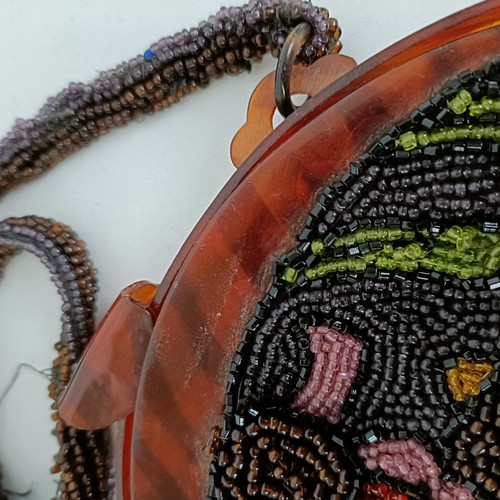 710 - An Art Deco beadwork bag, and two others (3)