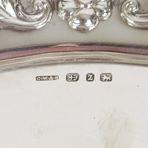 698 - A late Victorian silver pierced oval dish, Birmingham 1899, 8.5 ozt