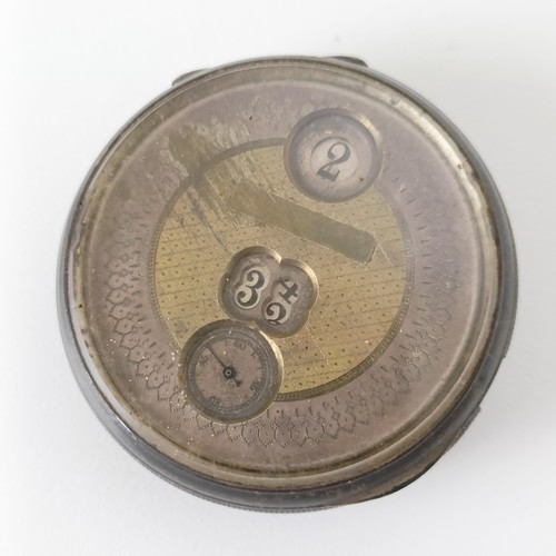 565 - An unusual silver pocket watch