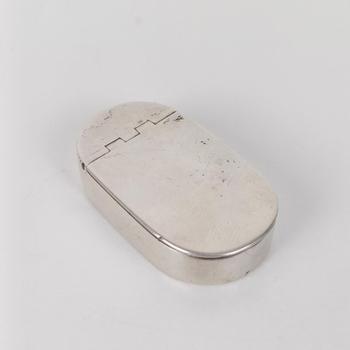 719 - A George III silver snuff box, London 1796, 20 g