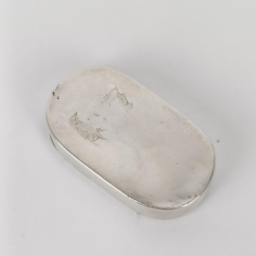 719 - A George III silver snuff box, London 1796, 20 g