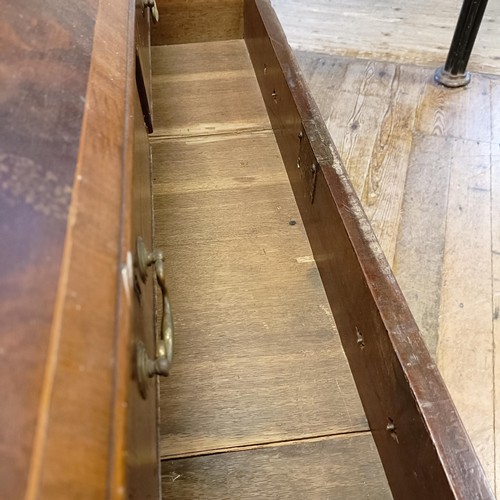 1024 - A 19th century mahogany bureau, 107 cm wide