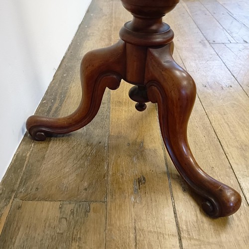 1030 - A mahogany tripod table/jardiniere stand, 90 cm high x 40 cm diameter