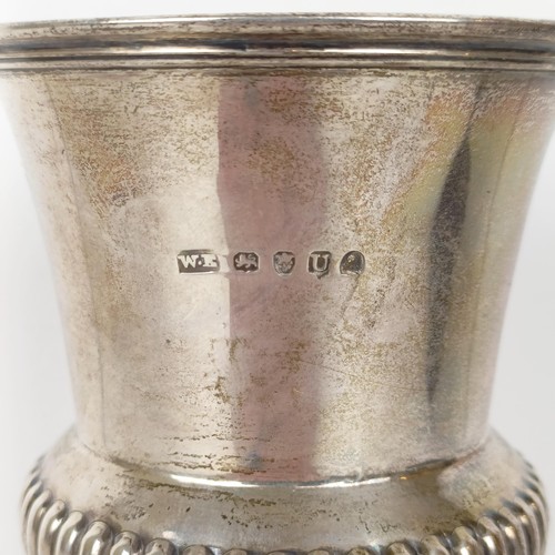 709A - A William IV silver goblet, London 1835, 7.3 ozt