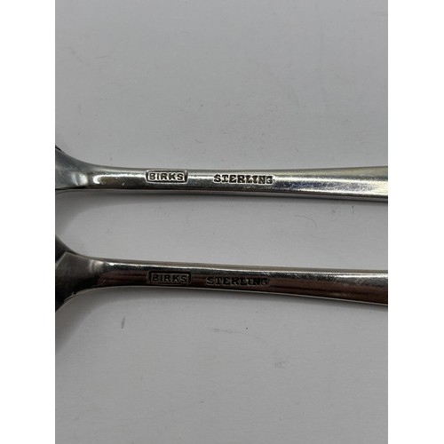 681 - A set of eight sterling silver dessert forks