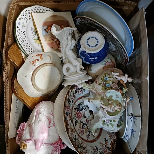 829 - Assorted ceramics (5 boxes)