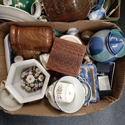 830 - Assorted ceramics (4 boxes)