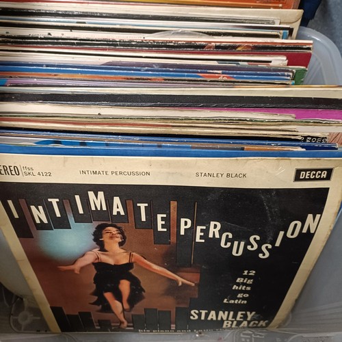 838 - Assorted vinyl LP records (3 boxes)