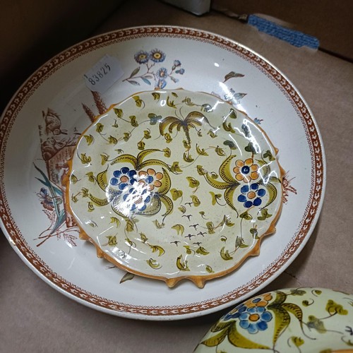 843 - Assorted ceramics and glass (2 boxes)