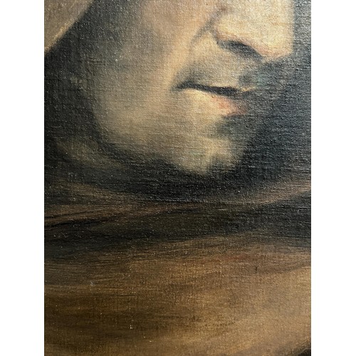 867 - 20th century, Continental school, a portrait of a monk, oil on canvas, 50 x 40 cm