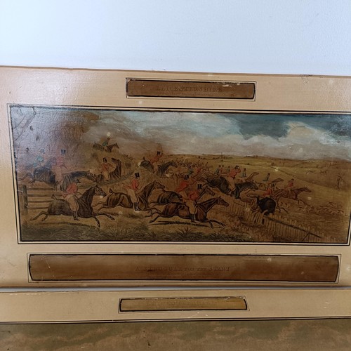 878 - A set of four hunting prints, 37 x 68 cm (4)