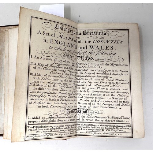 8 - Thomas Badeslade & William Toms, Chorographia Britanniae or A Set of Maps of all the Counties of Eng... 