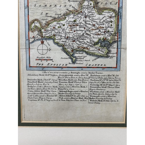 27 - Kitchin & Jeffreys, map of Dorset, 1780, 20 x 15 cm
Provenance: From the collection of David Beaton,... 