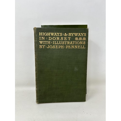 32 - Treves (Sir Frederick), Highways and Byways in Dorset, Macmillan, 1906, 1st ed. bound green linen on... 