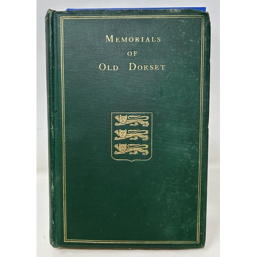 34 - Memorials of Old Dorset Ed. Thomas Perkins & Herbert Pentin, Bemrose & Sons Ltd, 1907, 1st edition b... 