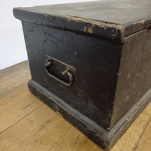 571 - Assorted mineral samples, in a fitted pine box, 64 cm wide