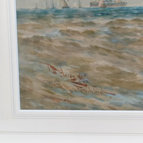 161 - Thomas Bush Hardy, French Coast, watercolour, signed, inscribed and dated 1896, 29 x 53 cm