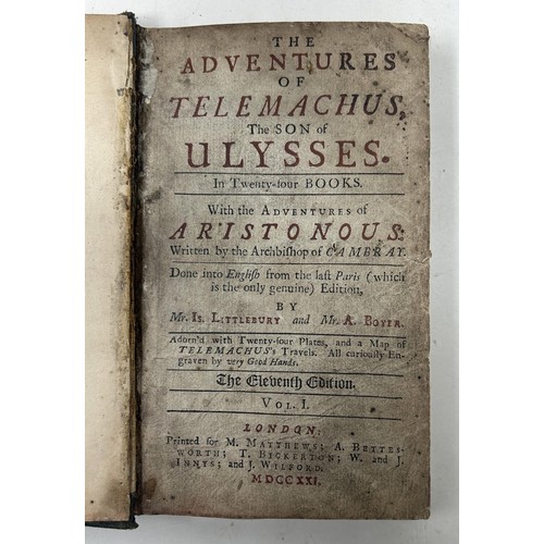 89 - Pomey (P Francisco), Pantheon Mythicum, 1730, velum, and five other velum bound books