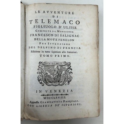 89 - Pomey (P Francisco), Pantheon Mythicum, 1730, velum, and five other velum bound books