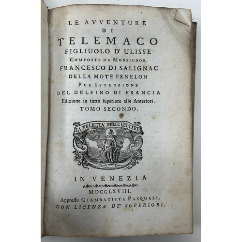 89 - Pomey (P Francisco), Pantheon Mythicum, 1730, velum, and five other velum bound books