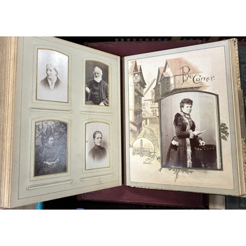 68 - Assorted late 19th/early 20th century photographs, in albums, and other books (box)