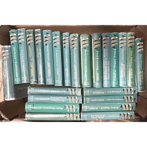 70 - A group of The County Books, some with dust jackets and other books (3 boxes)