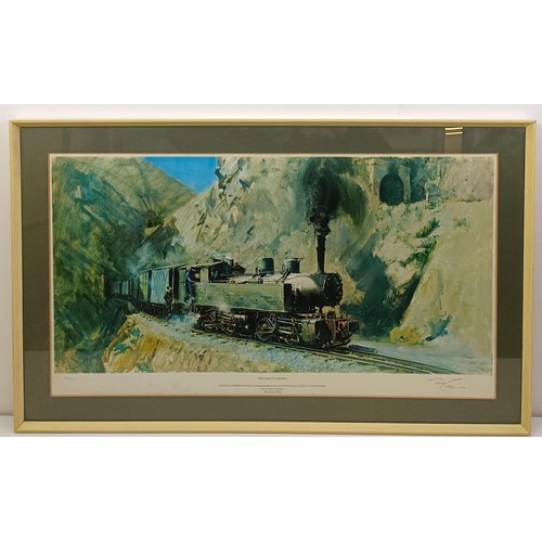 292 - Terence Cuneo, The Climb to Asmara, limited edition print, 226/850, signed in pencil, 43 x 76 cm