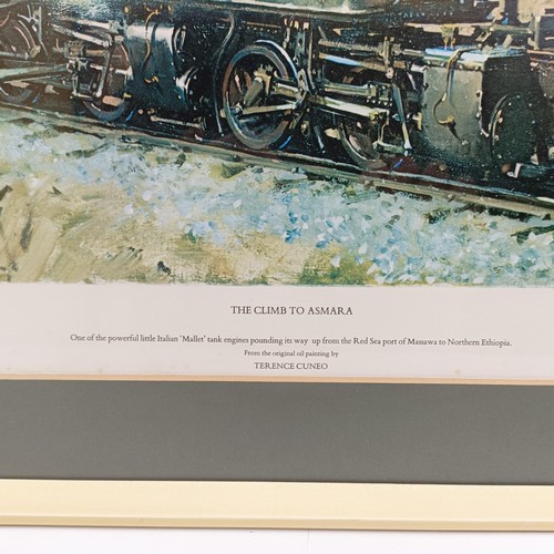 292 - Terence Cuneo, The Climb to Asmara, limited edition print, 226/850, signed in pencil, 43 x 76 cm