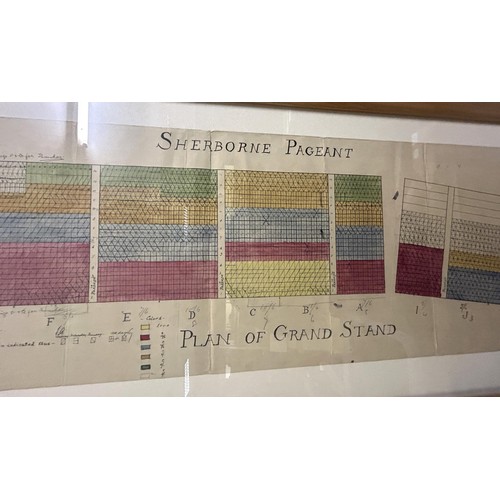 67 - Sherborne Interest: A rare Sherborne Grand Historical Pageant June 12-15 1905 poster, designed by He... 