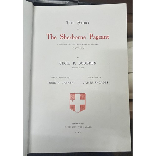 67 - Sherborne Interest: A rare Sherborne Grand Historical Pageant June 12-15 1905 poster, designed by He... 