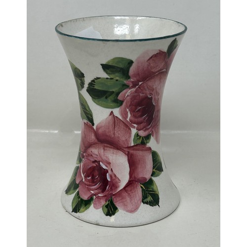 389 - A Wemyss rose pattern vase, 12 cm high