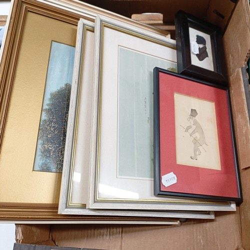 129 - Assorted pictures and prints (2 boxes)