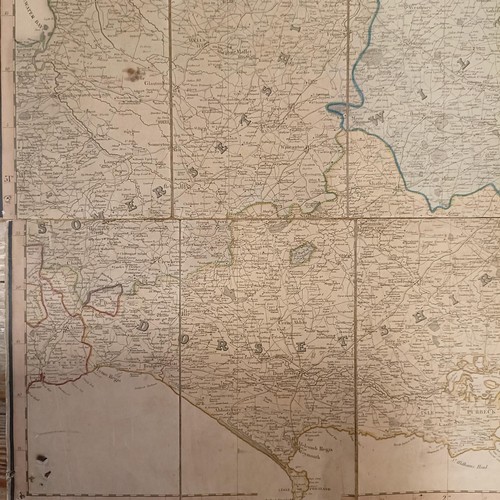 88 - M Phillips, The Grand Southern Tour Of England map, dated 1818