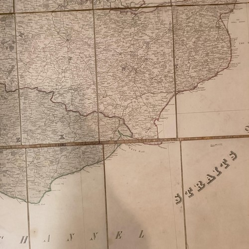 88 - M Phillips, The Grand Southern Tour Of England map, dated 1818