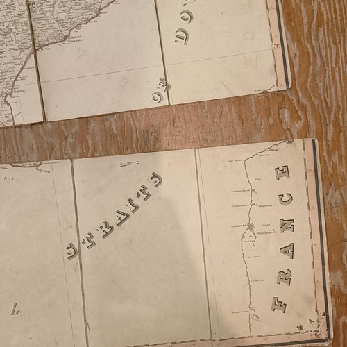 88 - M Phillips, The Grand Southern Tour Of England map, dated 1818