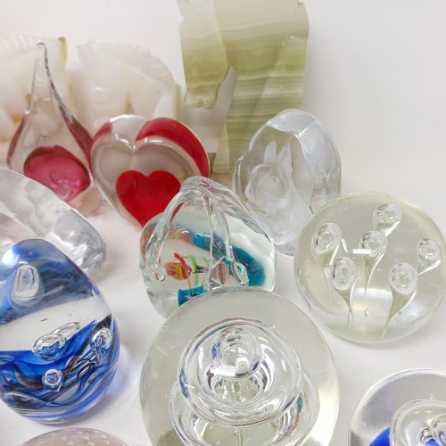 501 - Assorted paperweights (box)