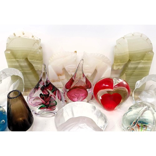 501 - Assorted paperweights (box)