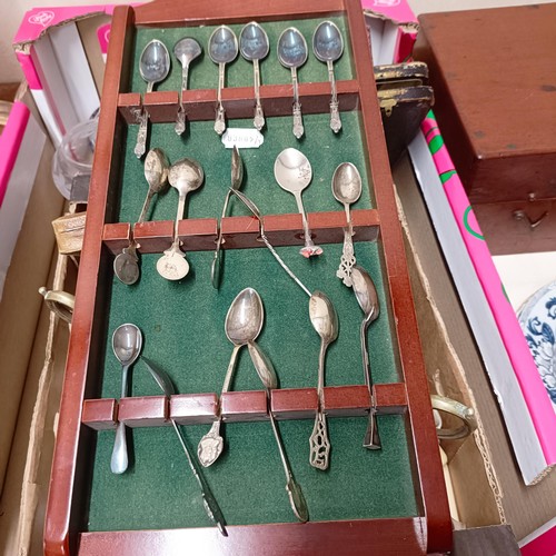 508 - Assorted silver plate (box)