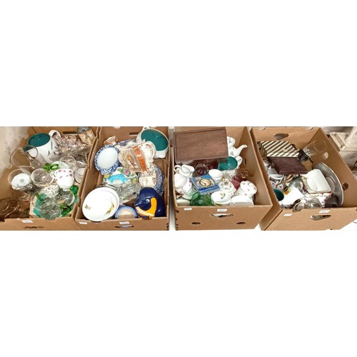 511 - Assorted ceramics (4 boxes)