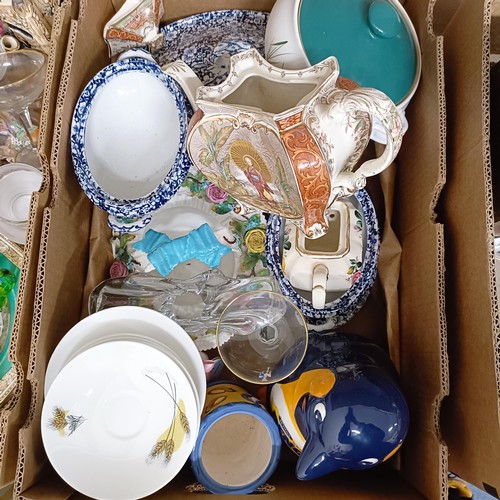 511 - Assorted ceramics (4 boxes)