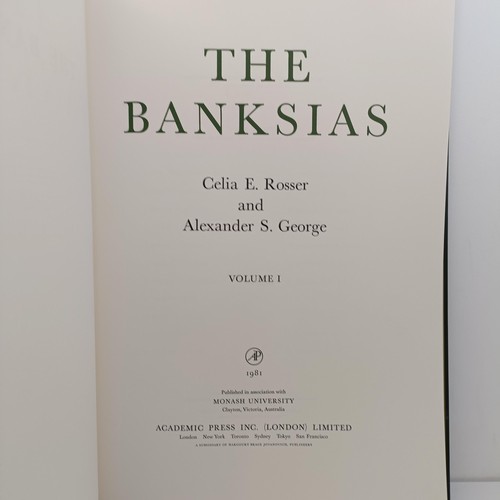 117 - Rosser (Celia E) and George (Alexander S) The Banksias Vol I only, published 1981 Monash University