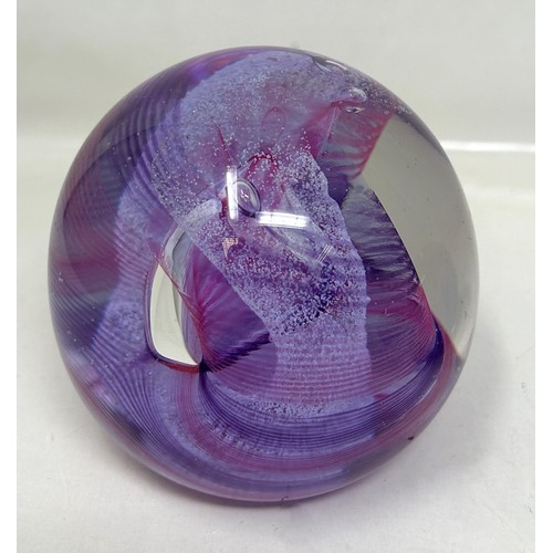 607 - A Caithness glass paperweight, and five others (6)