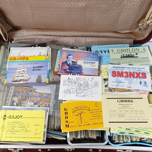 569 - Assorted QSL cards (2 suitcases)