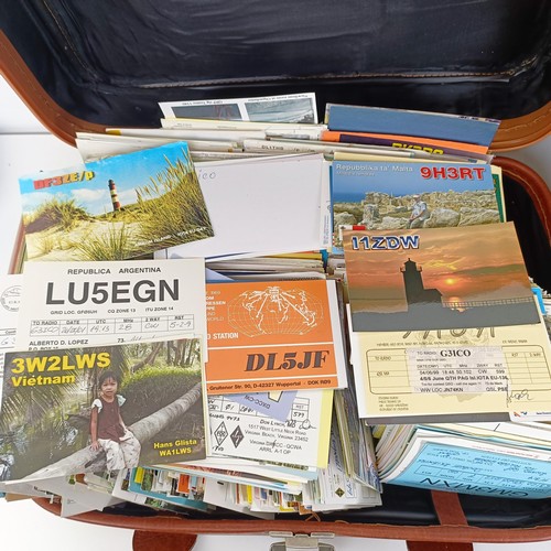 569 - Assorted QSL cards (2 suitcases)