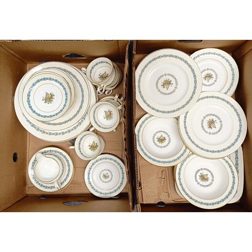 575 - A Wedgwood Appledore pattern part dinner service (2 boxes)