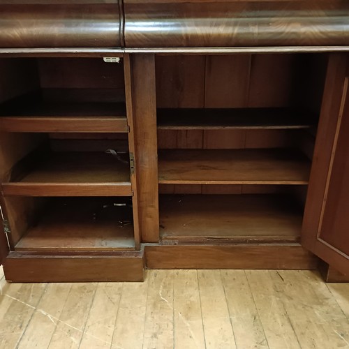 761 - A Victorian mahogany sideboard, 150 cm wide