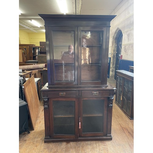 794 - A pine cupboard, 90 cm wide, a pine wine table, two wine racks, assorted pictures, an oak dresser, a... 