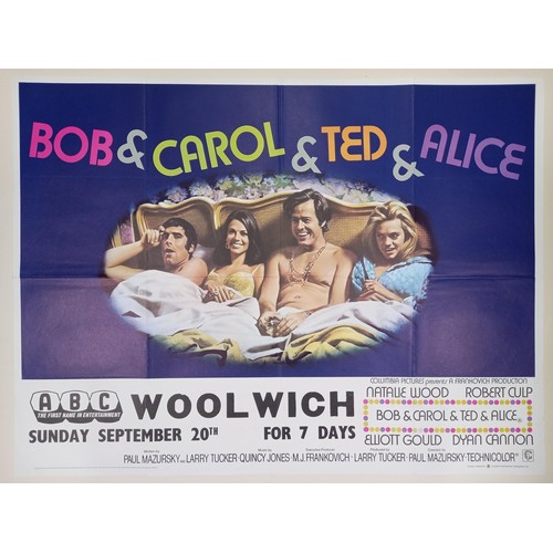 317 - Bob And Carol And Ted And Alice, 1969, UK Quad film poster, 76.2 x 101.6 cm