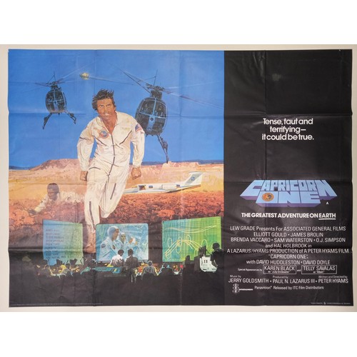 329 - Capricorn One, 1977, UK Quad film poster, 76.2 x 101.6 cm